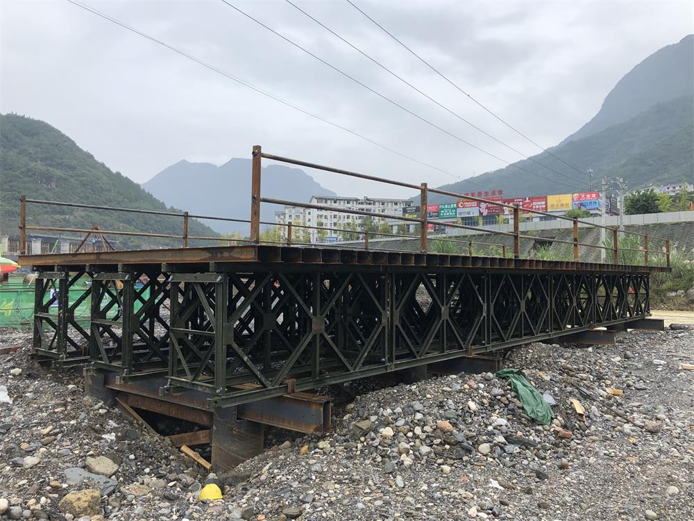 湖北興山高鐵站貝雷橋